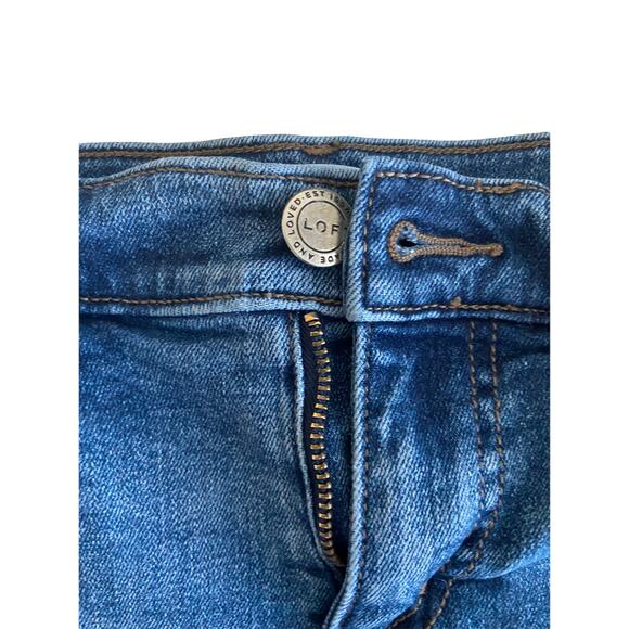 Loft  Denim Cut-Off‎ Shorts  Women's  4 - Picture 5 of 5